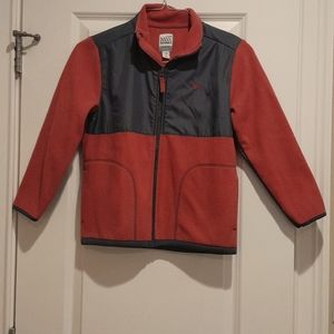 Old Navy boy's fleece, burnt orange color for Fall!  Size 8, medium.